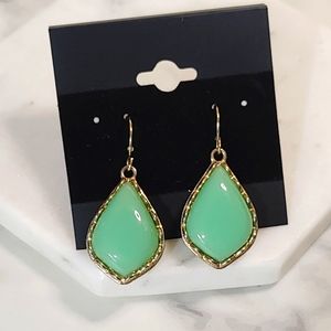 Mint Drop Earrings